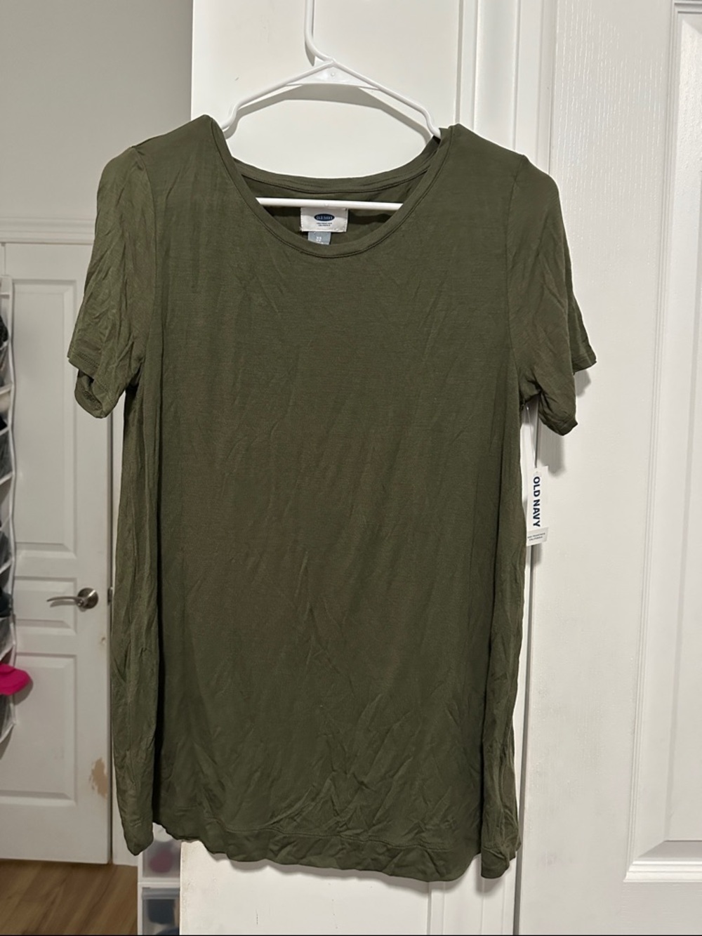 Old Navy Olive Crewneck Short Sleeve Tee